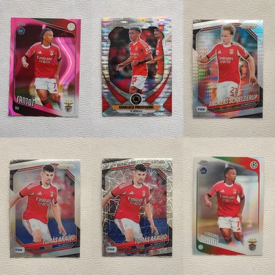 Panini Topps 本菲卡 普雷斯蒂安尼 谢尔德鲁普 阿劳若 球星卡