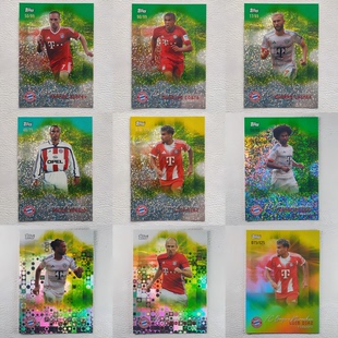 2025 Topps Team 拜仁慕尼黑 罗本 里贝里 追逐 限量折射 球星卡