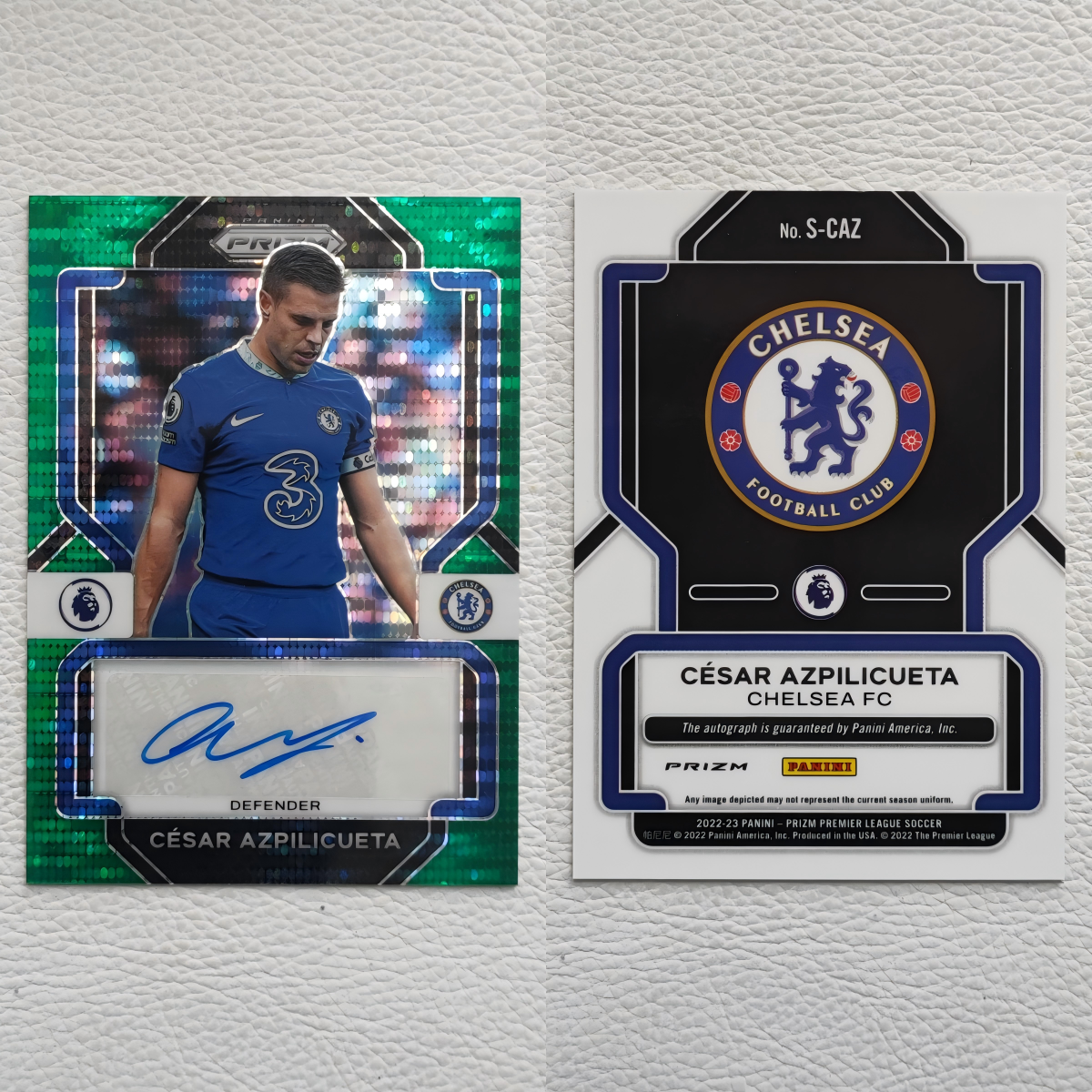 Panini Prizm 切尔西 阿斯皮利奎塔 亲签 签字 签名 球星卡 礼物