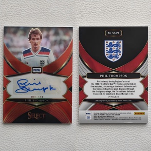 利物浦 汤普森 Thompson Panini 签字 英格兰 亲签 球星卡 Select