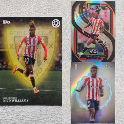 Panini Topps 毕尔巴鄂竞技 尼科 威廉姆斯 折射 球星卡
