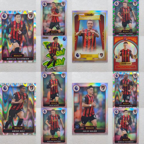 Topps Merlin 英超回归元年 伯恩茅斯 克鲁皮 斯科特 折射 球星卡