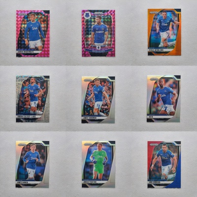 Panini Prizm 埃弗顿 布兰斯韦特 皮克福德 加纳 折射 球星卡
