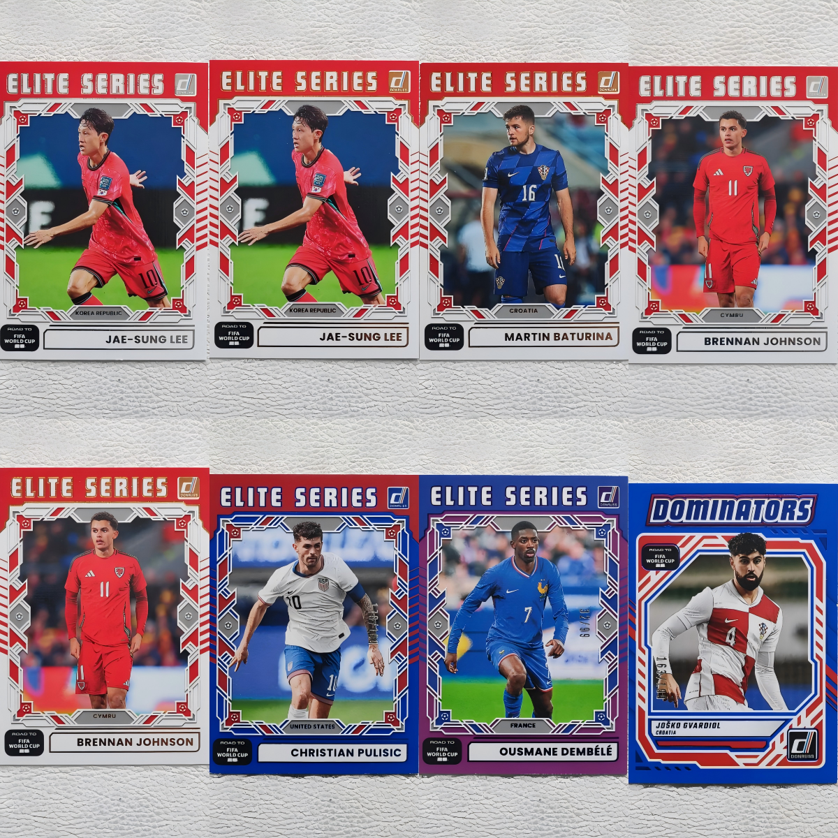 2026 Panini Donruss 美加墨世界杯 普利希奇 登贝莱 特卡 球星卡