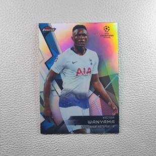 托特纳姆热刺 Finest 万亚马 WANYAMA 球星卡 Topps 银折 2019