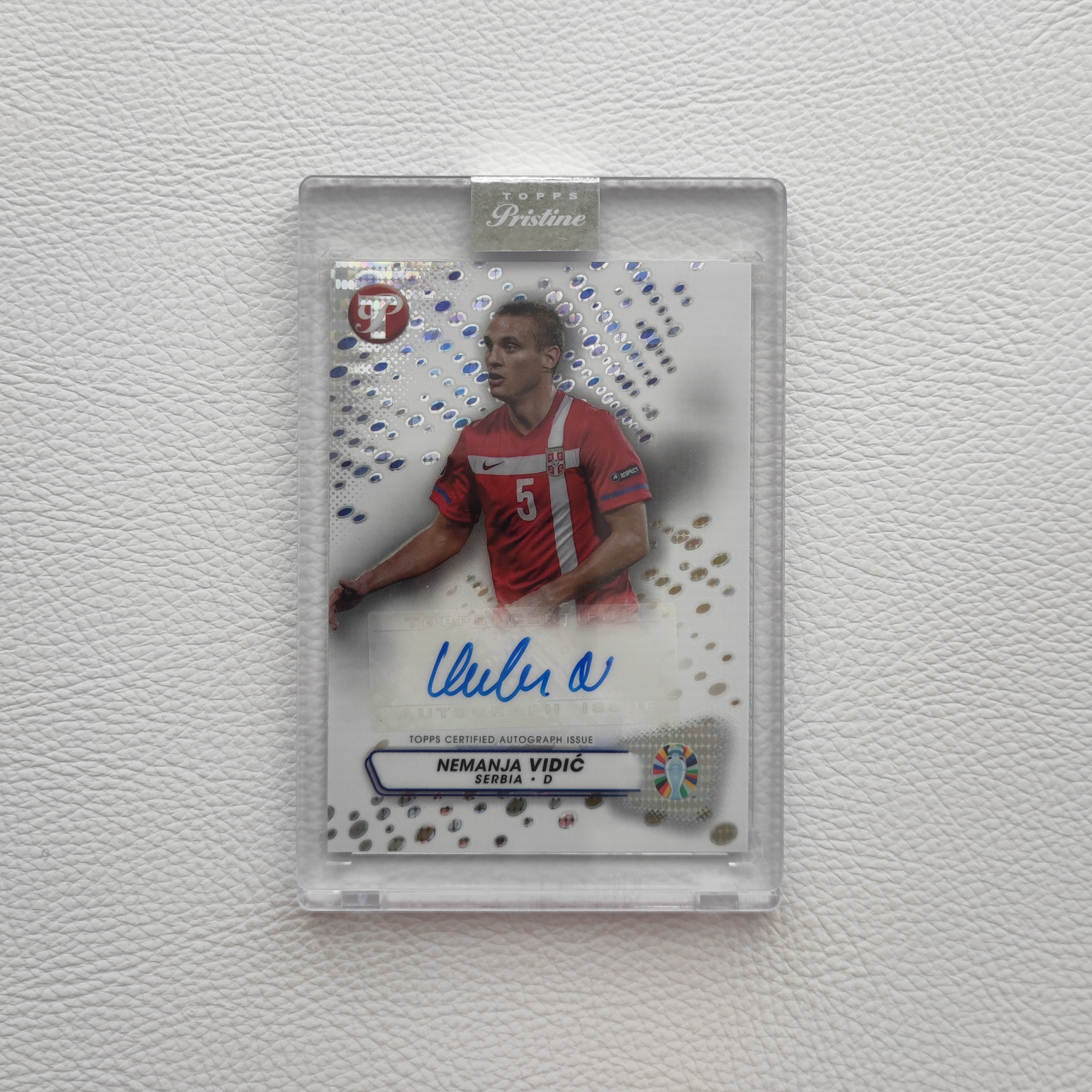 Topps 太古元年 塞尔维亚 曼联 维迪奇 亲签 签名 球星卡 周边