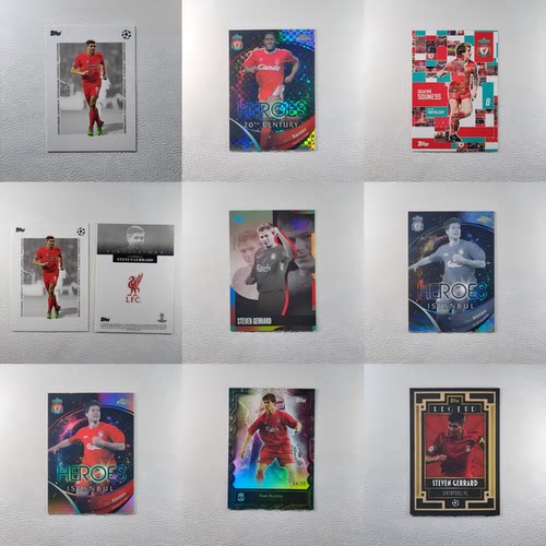 PANINI TOPPS 利物浦 亨德森 保罗因斯 阿隆索 沙奇里 基恩球星卡