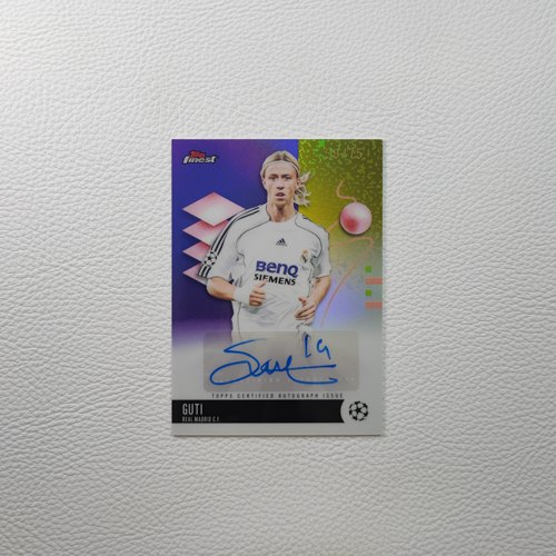Topps Finest 皇家马德里 古蒂 亲签 签名 签字 球星卡 周边 礼物