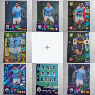 2020 PANINI 英超 曼城 罗德里 B席等球员 球星卡周边礼物