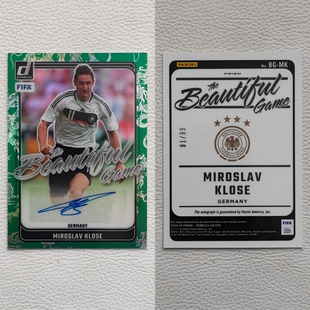 Panini Donruss 德国 克洛泽 KLOSE 亲签 签名 球星卡 周边 礼物