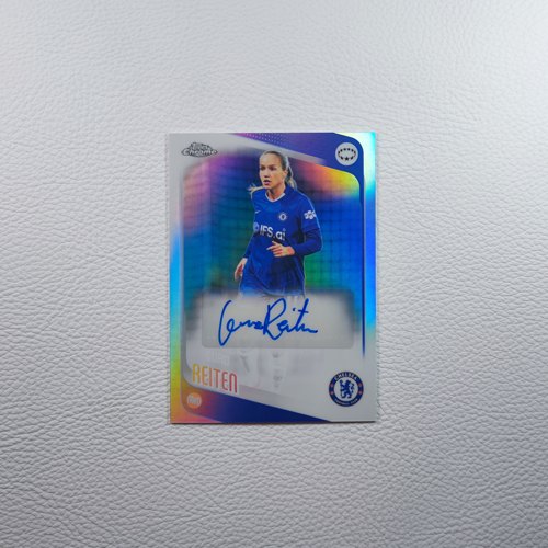 Topps Chrome 切尔西女足 挪威 赖滕 G.Reiten 亲签 签字 球星卡