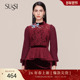 古色冬季 新品 商场同款 SUSSI 新年红装 妈妈婚宴礼服上衣