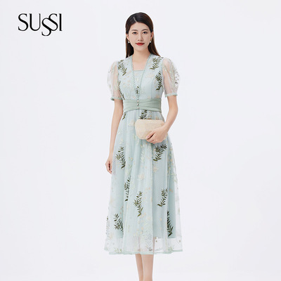 SUSSI/古色减龄连衣裙
