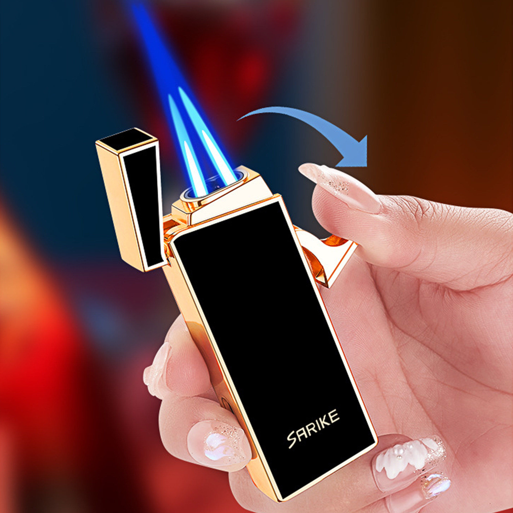 高级迷你创意爆款女士打火机小巧女生精致火机趣味新款耐用可充气