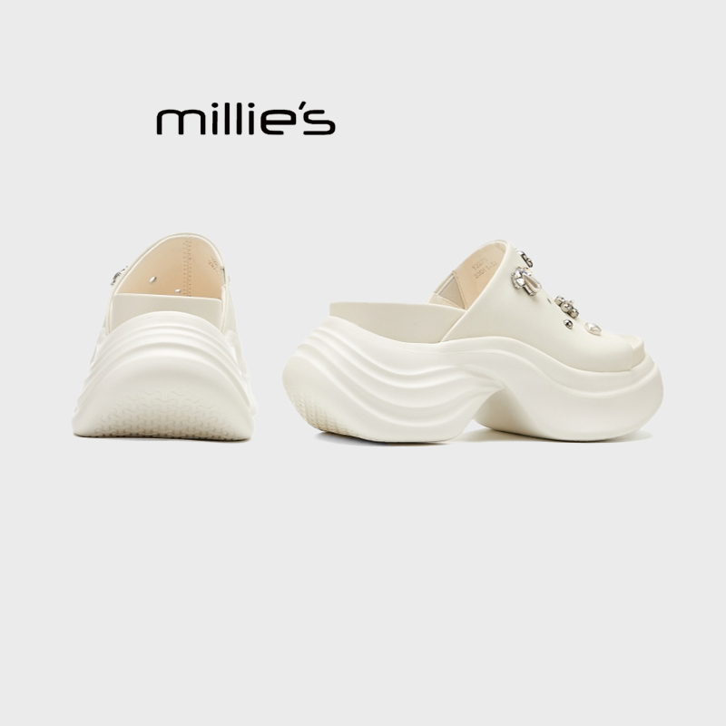 MILLIE'S/妙丽外穿增高沙滩拖鞋