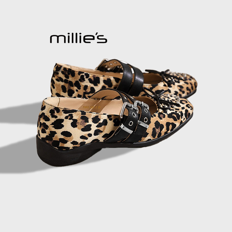 MILLIE'S/妙丽法式平底小众镂空玛丽珍鞋2026春款透气芭蕾单鞋女,女鞋,玛丽珍鞋,淘宝优惠券,粉丝福利购,淘宝优惠卷