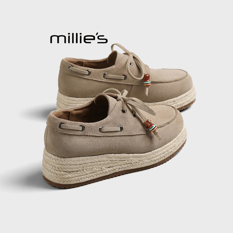 MILLIE'S/妙丽巨好穿乐福鞋女