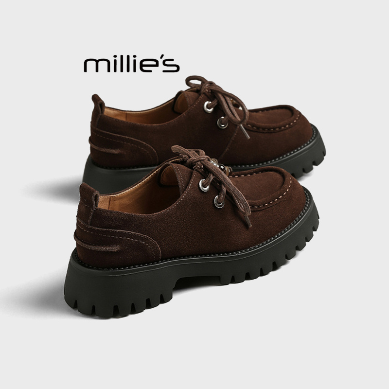 MILLIE'S/妙丽增高百搭乐福鞋