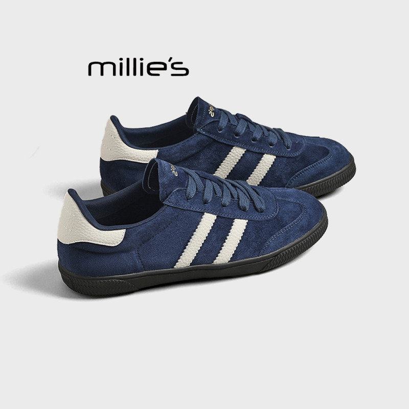 MILLIE'S/妙丽2026春款女士时尚休闲德训鞋舒适通勤百搭潮流板鞋