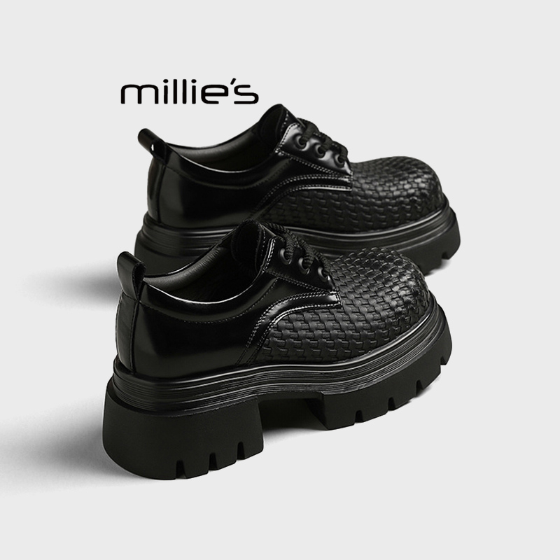 MILLIE'S/妙丽小个子粗跟单鞋