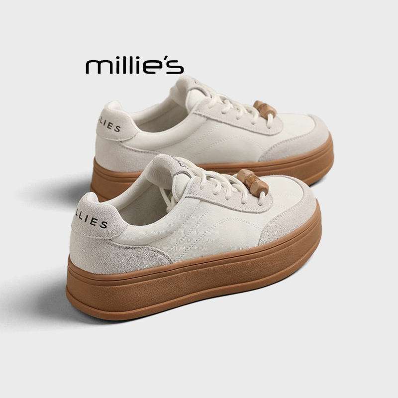 MILLIE'S/妙丽轻便饼干鞋板鞋