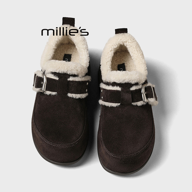 MILLIE'S/妙丽真皮勃肯鞋女