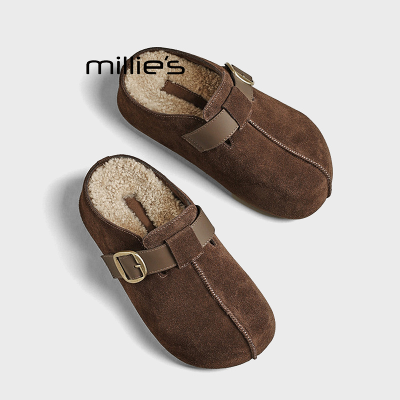 MILLIE'S/妙丽真皮勃肯鞋女