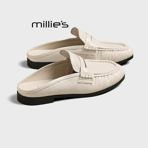 MILLIE'S/妙丽一脚蹬浅口单鞋