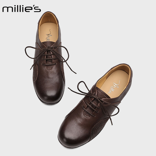 MILLIE'S/妙丽舒适德比牛津单鞋
