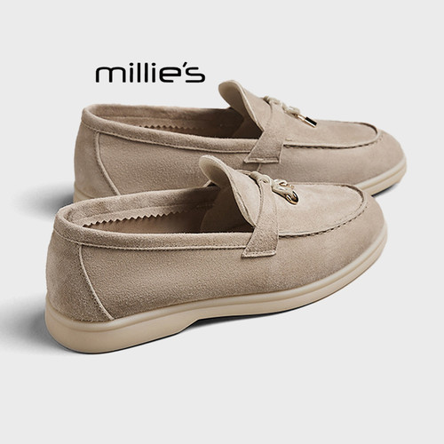 MILLIE'S/妙丽通勤一脚蹬乐福鞋