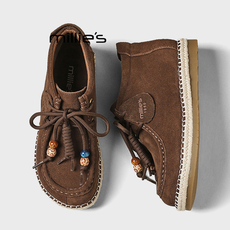 MILLIE'S/妙丽真皮勃肯鞋