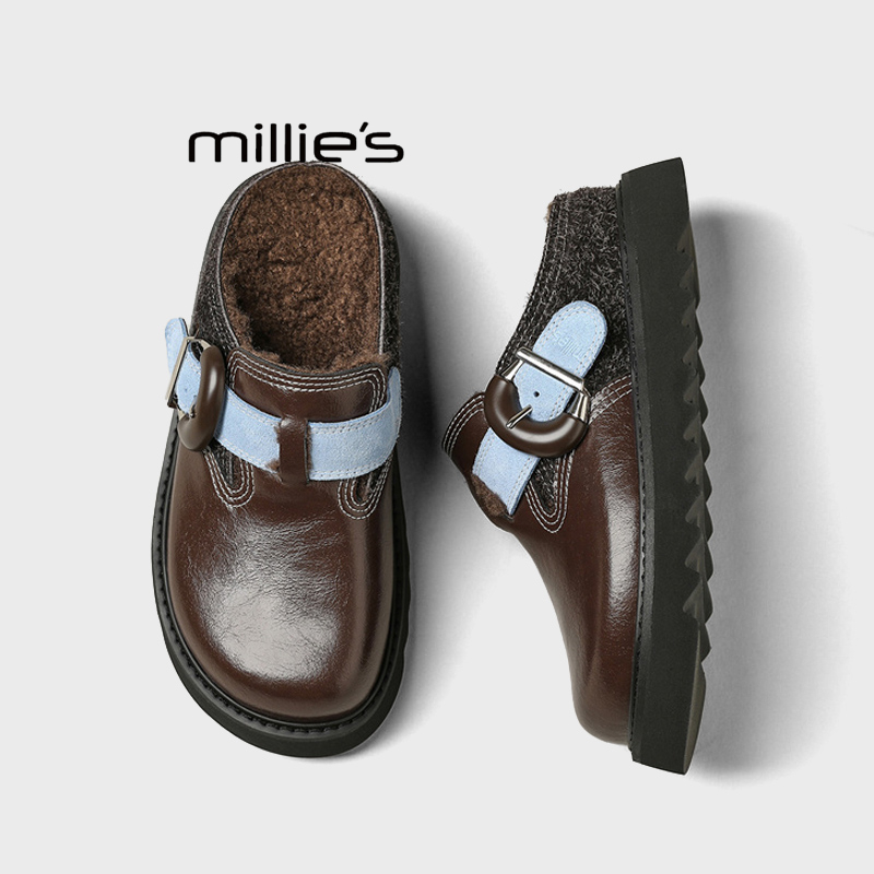 MILLIE'S/妙丽复古勃肯鞋女