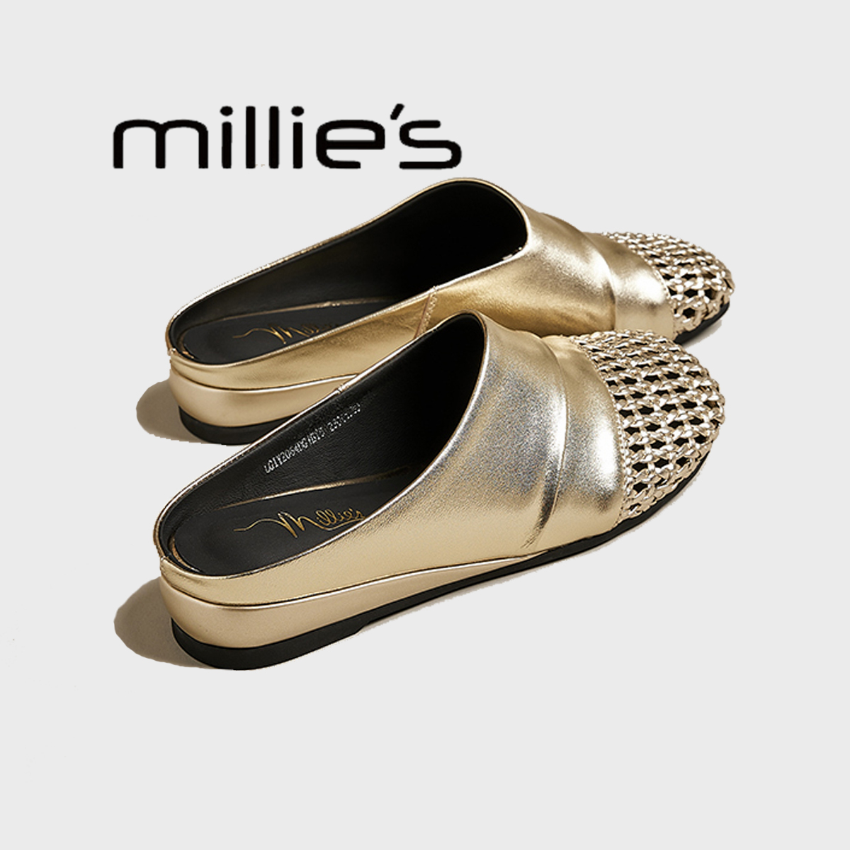 妙丽包头镂空拖鞋女夏