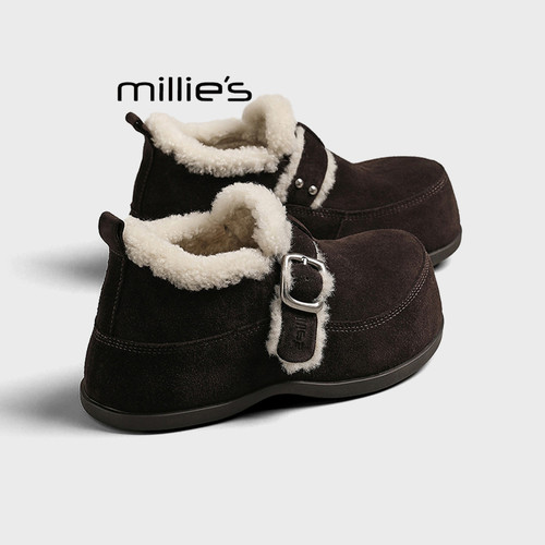 MILLIE'S/妙丽真皮勃肯鞋女