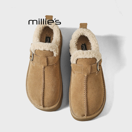 MILLIE'S/妙丽真皮勃肯鞋女