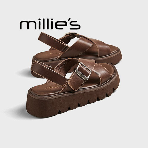 MILLIE'S/妙丽复古勃肯鞋