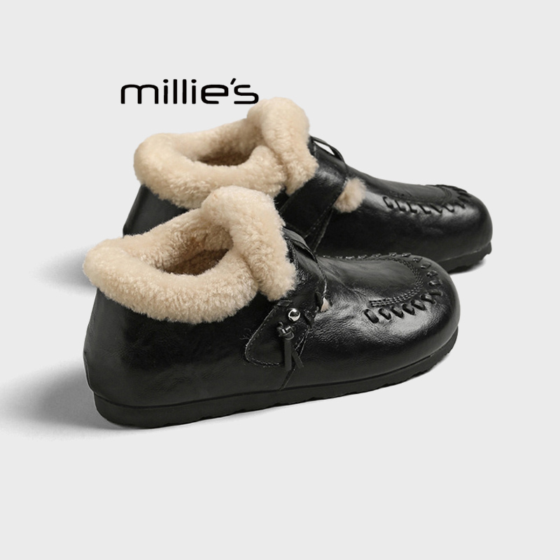 MILLIE'S/妙丽真皮勃肯鞋女