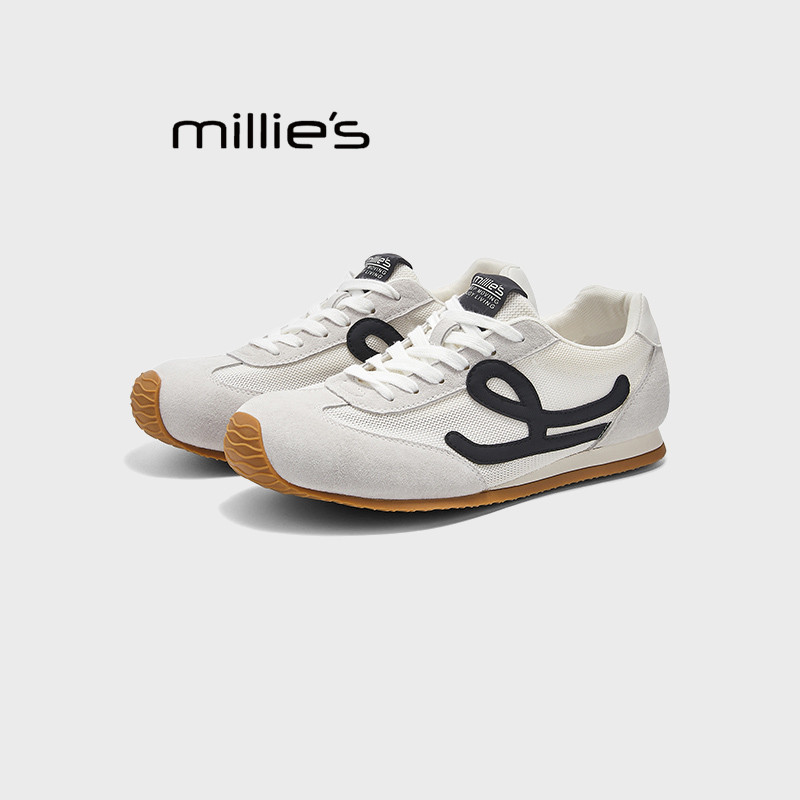 MILLIE'S/妙丽内增高德训鞋女