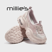内增高运动鞋 MILLIE 小个子百搭Z 色2026春季 新款 妙丽厚底老爹鞋