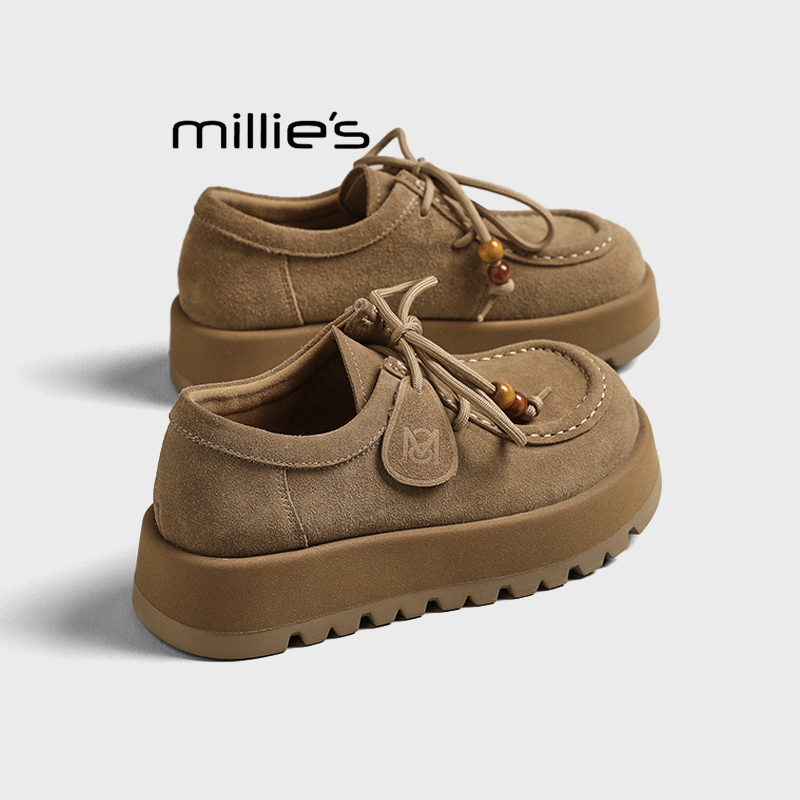 MILLIE'S/妙丽厚底休闲勃肯鞋