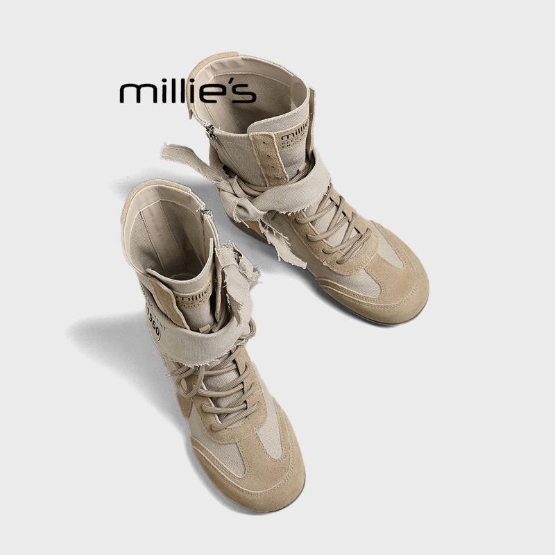 MILLIE'S/妙丽复古户外马丁靴