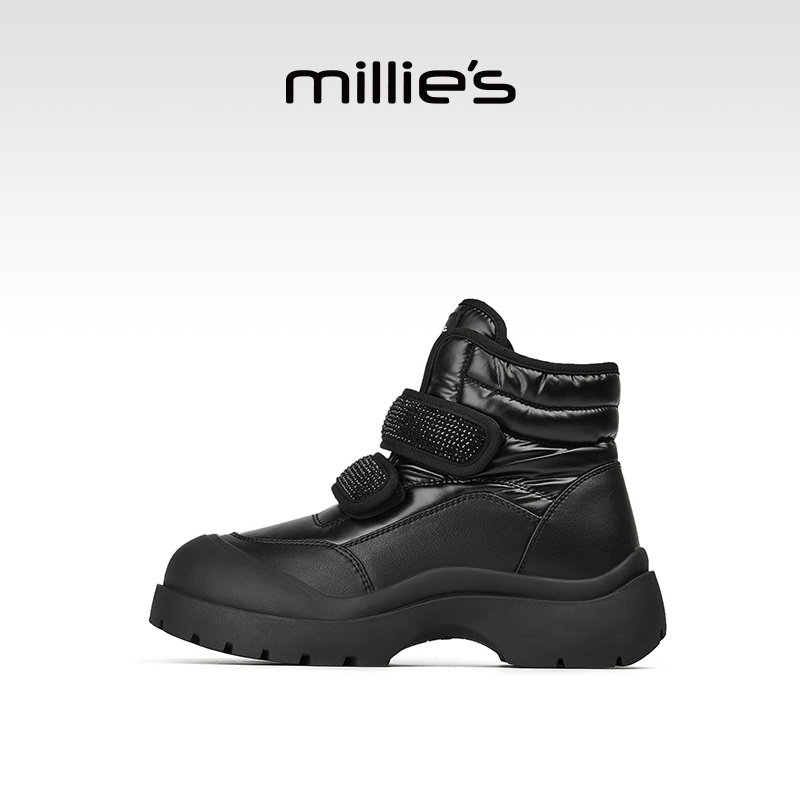 MILLIE'S/妙丽厚底时尚骑士靴