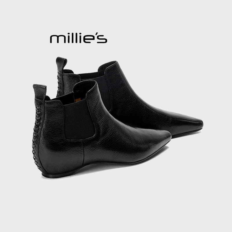 MILLIE'S/妙丽尖头短靴