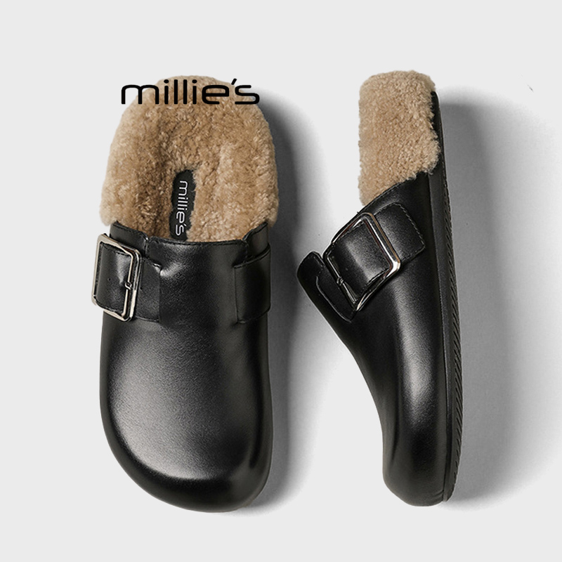 MILLIE'S/妙丽勃肯鞋女包头拖