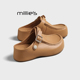 女外穿一脚蹬懒人穆勒鞋 MILLIE 简约风包头半拖鞋 妙丽2026春季