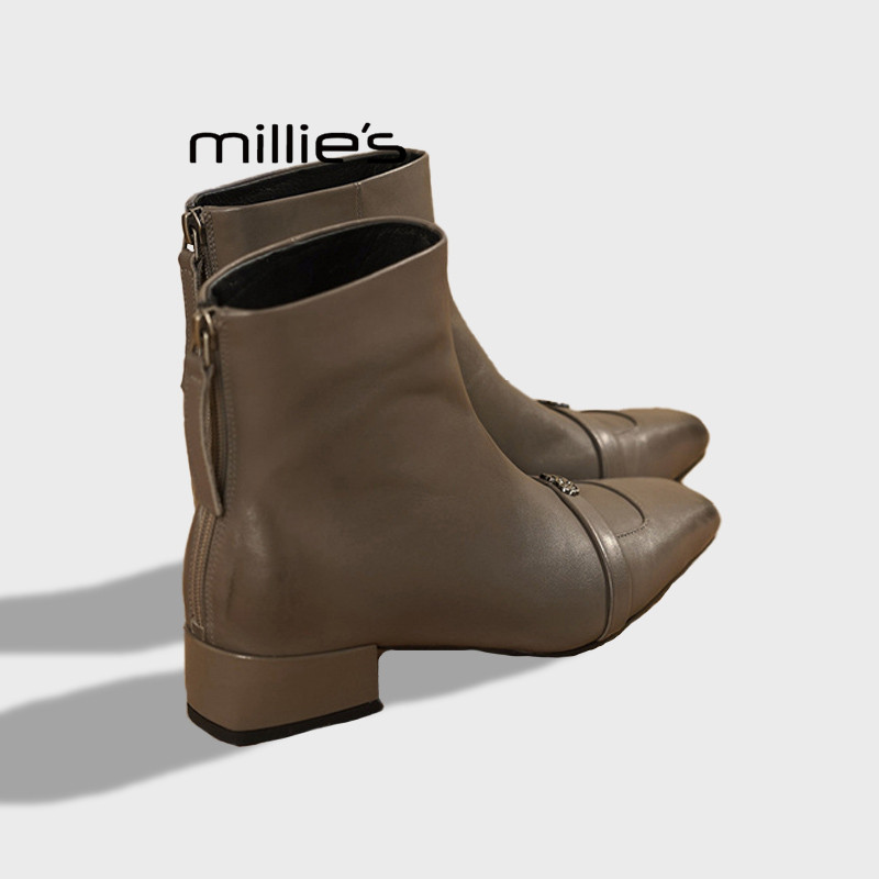 MILLIE'S/妙丽法式小短靴