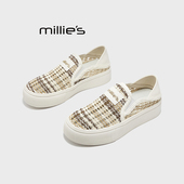 休闲百搭舒适外穿女鞋 MILLIE 网面透气渔夫鞋 夏季 妙丽2026新款