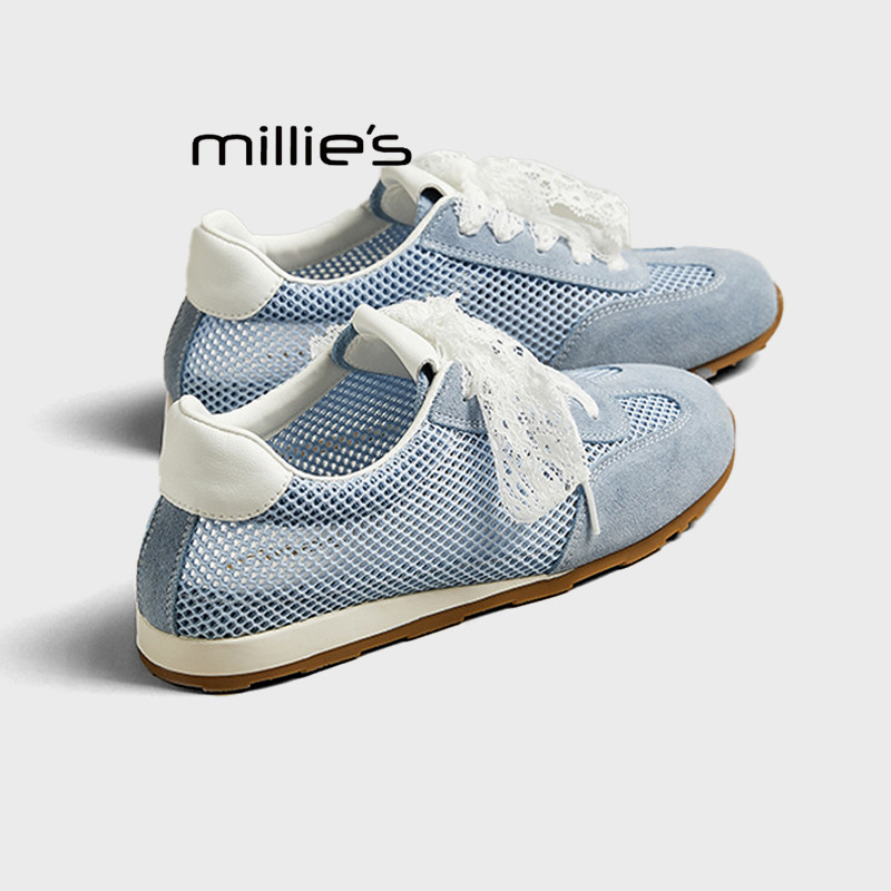 MILLIE'S/妙丽法式温柔风德训鞋