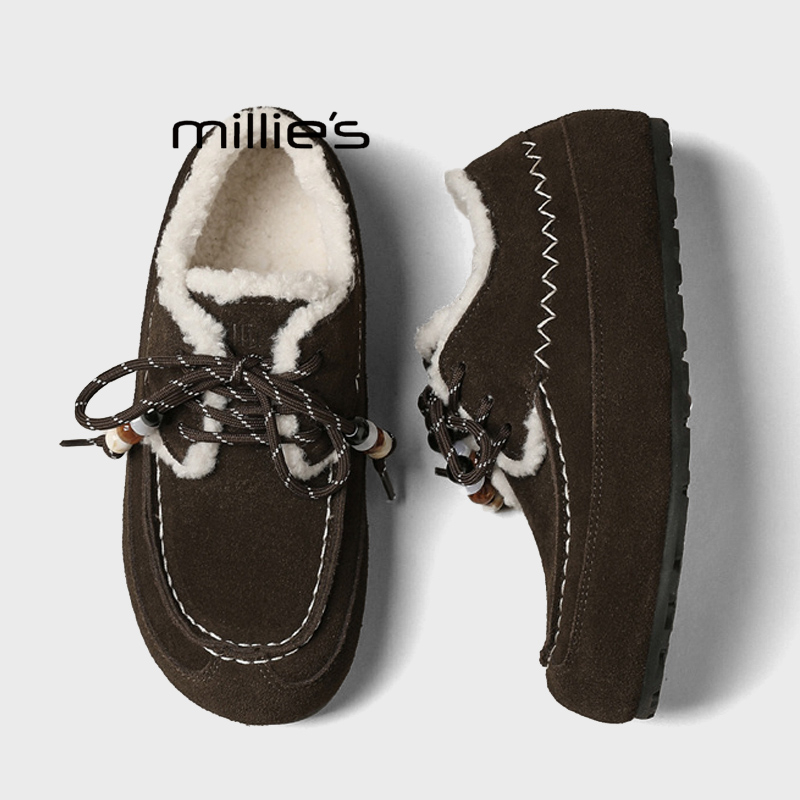 MILLIE'S/妙丽加绒保暖勃肯鞋女