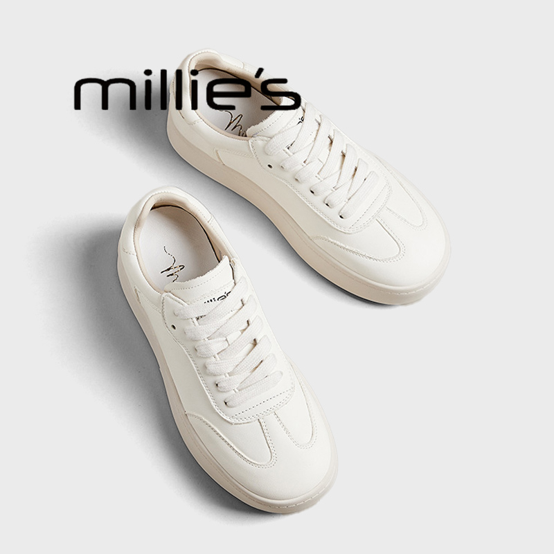MILLIE'S/妙丽厚底增高老爹鞋